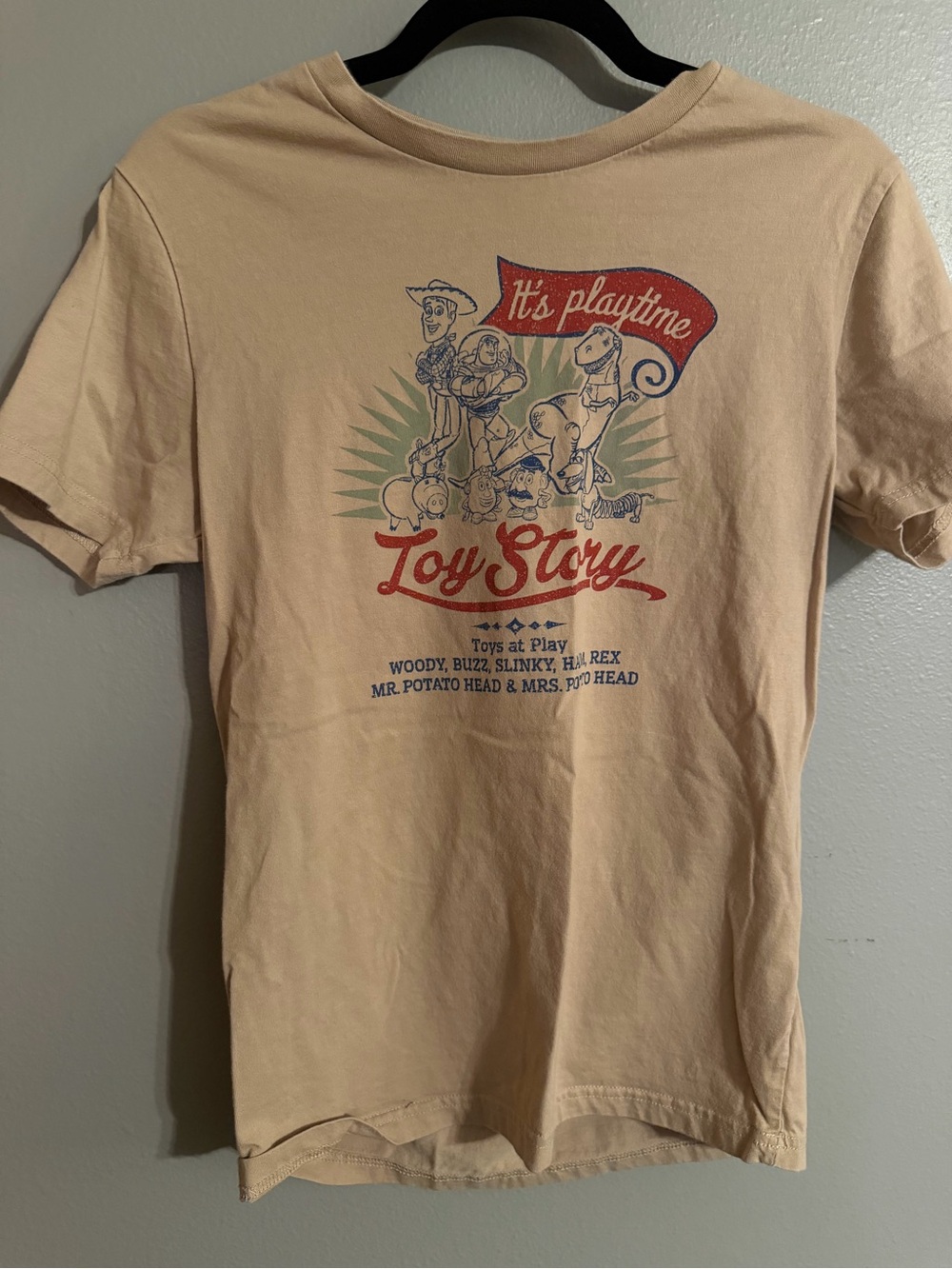 Disney Beige Toy Story Graphic Tee